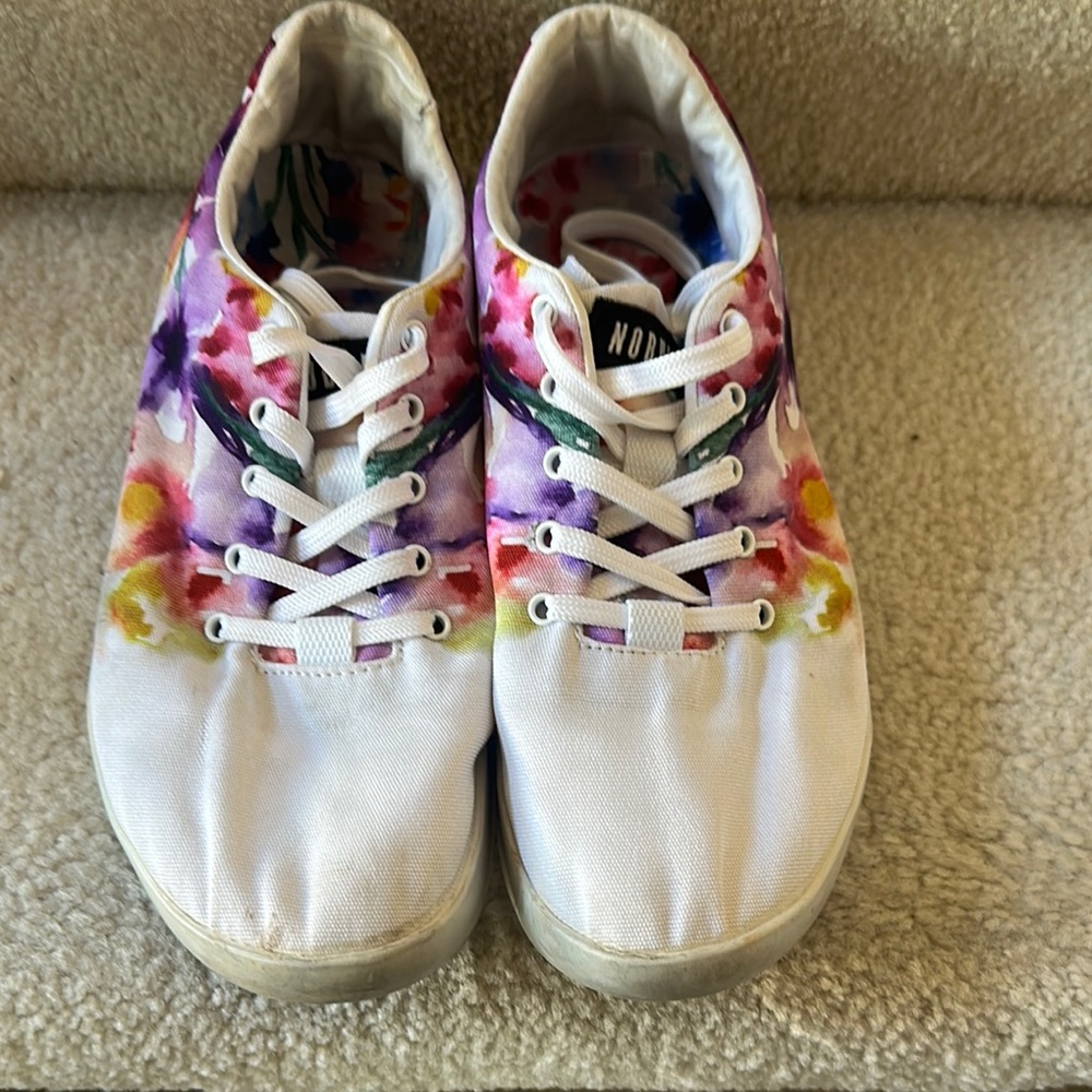 NOBULL Project Floral Canvas Trainers
